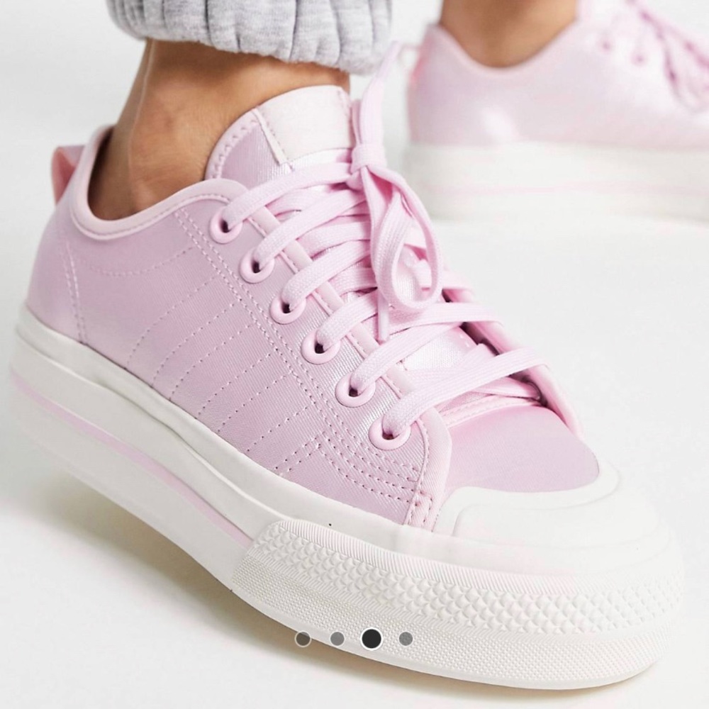 ADIDAS NIZZA platform sneakers in pink